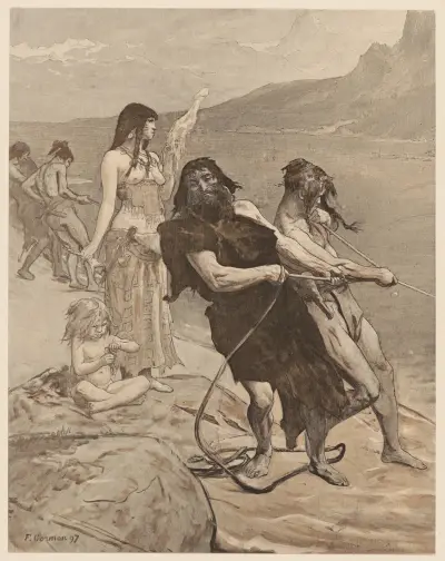 La pêche av Fernand Cormon