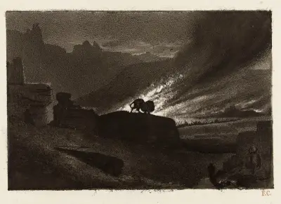 L’incendie av Fernand Cormon