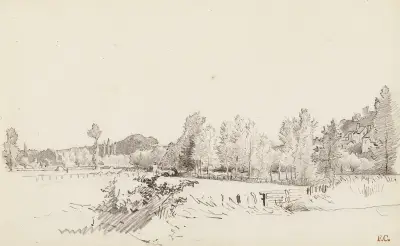 Paysage av Fernand Cormon