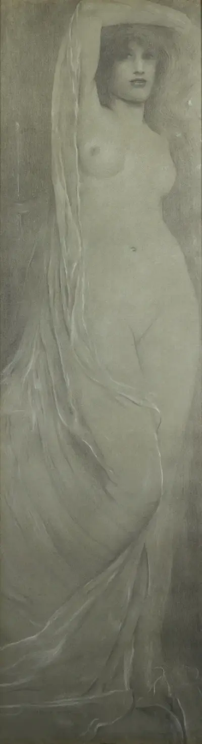 Acrasia dans les bois, Fernand Khnopff