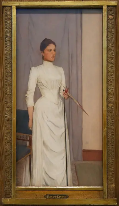 Portrait of Madeline Mabille, Fernand Khnopff