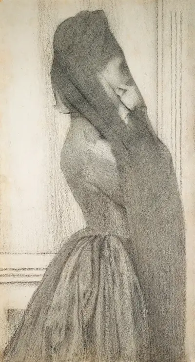The Veil, Fernand Khnopff