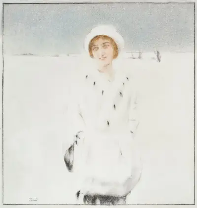The White Ermine, Fernand Khnopff