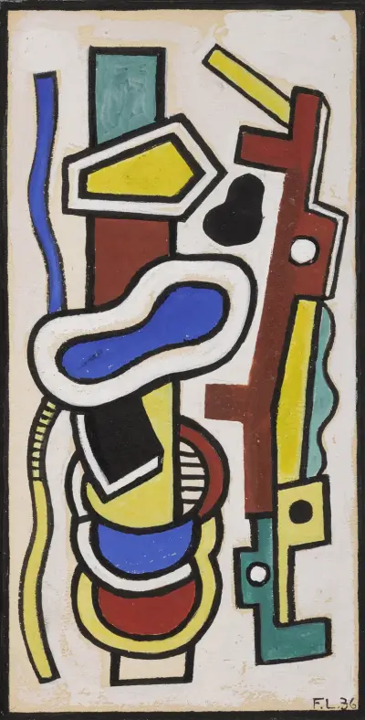 Abstraction, 1936 – nr 1 av Fernand Léger