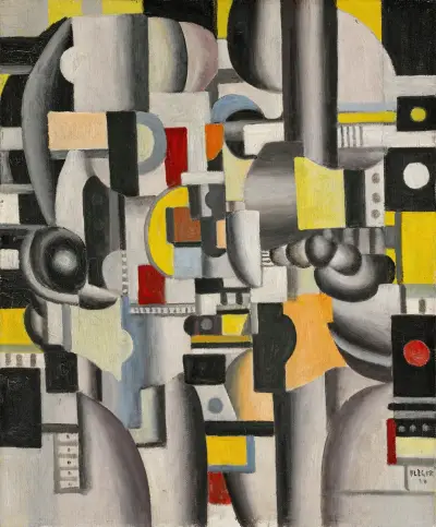 Composition, 1920 – nr 2 av Fernand Léger