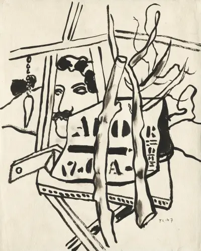 Dans le jardin av Fernand Léger