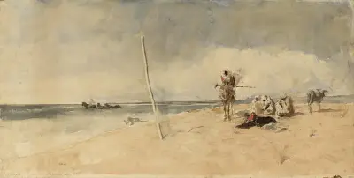 Afrikanischer Strand von Mariano Fortuny Marsal