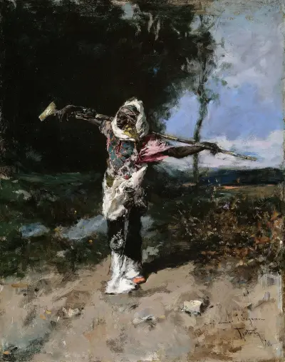 Afrikanischer Häuptling von Mariano Fortuny Marsal