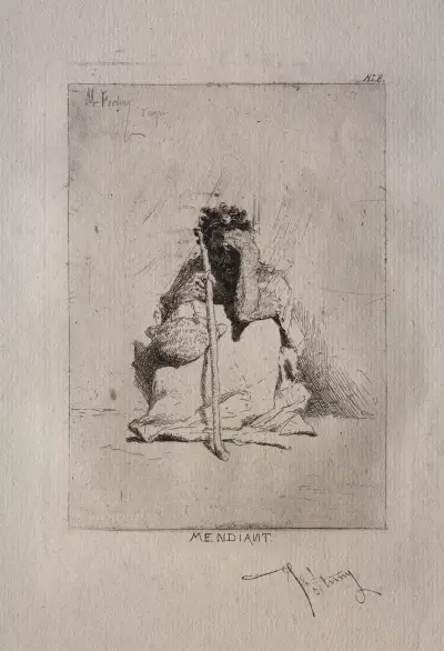Bettler von Mariano Fortuny Marsal