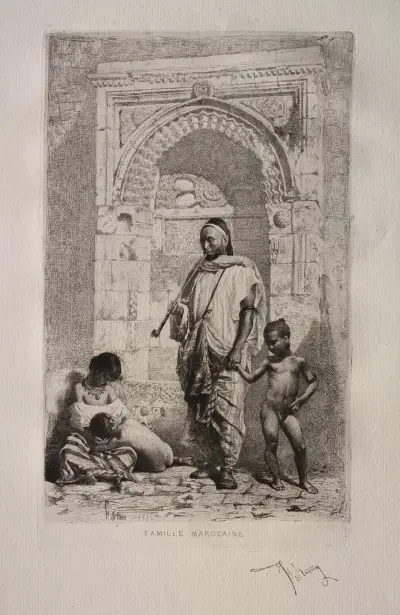 Marokkanische Familie von Mariano Fortuny Marsal