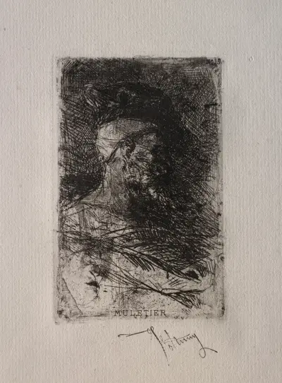 Maultiertreiber von Mariano Fortuny Marsal