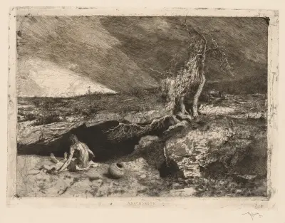 Der Eremit von Mariano Fortuny Marsal