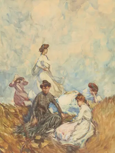 The hilltop av Frances Hodgkins