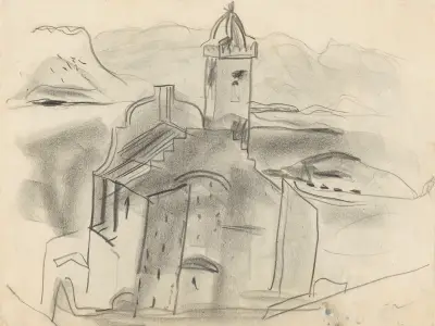 Ohne Titel (Santa Maria de la Neus), 1935 von Frances Hodgkins