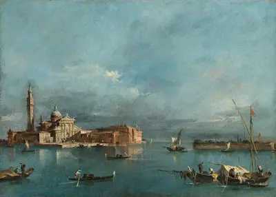 San Giorgio Maggiore s Punta del Giudecca, Francesco Guardi