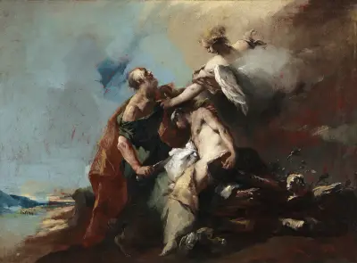 Obětování Izáka, Francesco Guardi