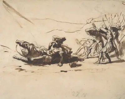 Die Bekehrung des Paulus von Pier Francesco Mola