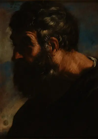 Männerkopf – Nr. 2 von Pier Francesco Mola