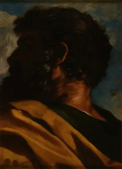 Männerkopf – Nr. 1 von Pier Francesco Mola
