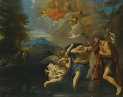 Die Taufe Christi – Nr. 2 von Pier Francesco Mola