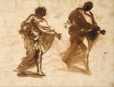Zwei Studien zur Figur des Josef von Pier Francesco Mola