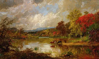 Herbstnachmittag von Jasper Francis Cropsey
