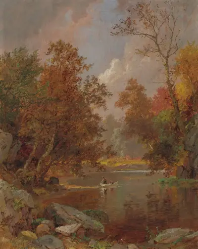 Herbst am Fluss von Jasper Francis Cropsey