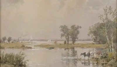 Hackensack Meadows von Jasper Francis Cropsey