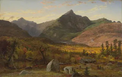 Mt. Jefferson, Pinkham Notch, White Mountains von Jasper Francis Cropsey