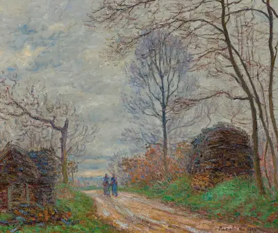 Weg nach Sablons in Moret von Francis Picabia