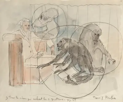 Je tirai le rideau qui cachait les ‘spectres’ von Francis Picabia