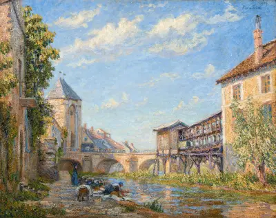 Die Wäscherinnen in Moret von Francis Picabia