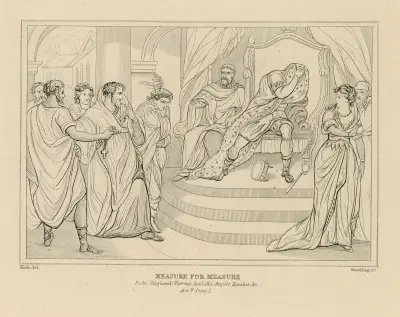 Measure for measure, act V, scene 1 av William Francis Starling