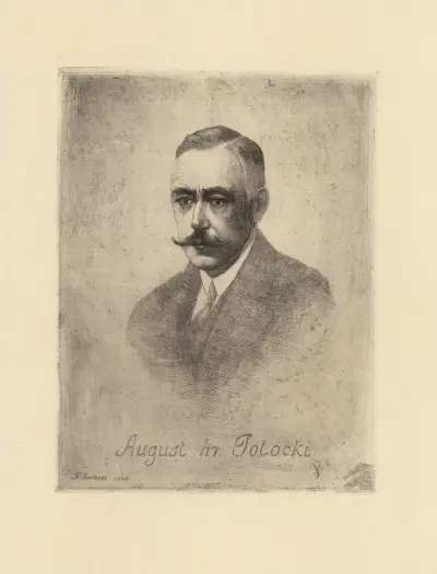 August hr. Potocki av Franciszek Siedlecki