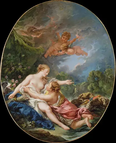 Jupiter and Callisto av François Boucher