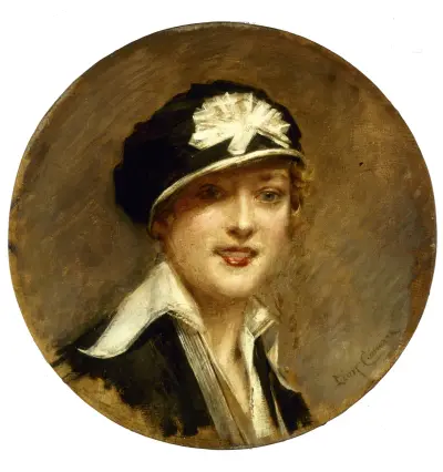La casquette de Poiret av Léon François Comerre