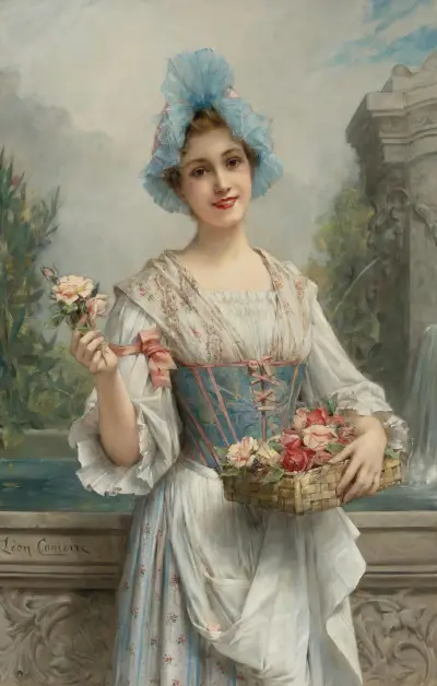 Prodejce květin, Léon François Comerre