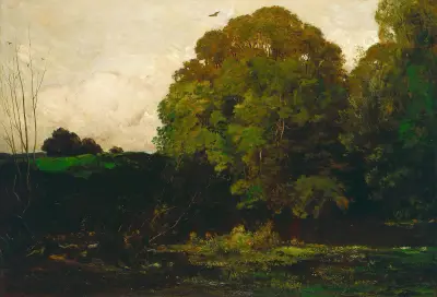 Rybník v Morvanu, Charles François Daubigny