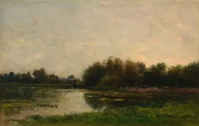 Břehy Oise, 1860 – Nr. 1, Charles François Daubigny