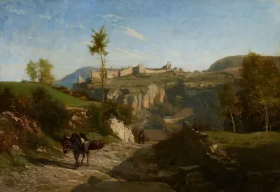 Krajina poblíž Crémieu, Charles François Daubigny