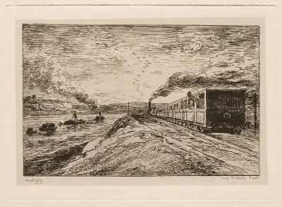 Odjezd (Návrat), Charles François Daubigny
