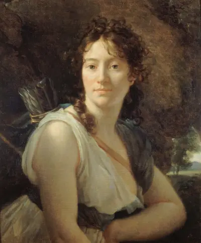 Portrait Of Mademoiselle Duchesnois (1777-1835), Member Of The Comédie-Française, In The Role Of Dido. von François Gérard