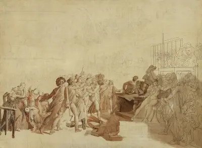 The 10th of August, 1792 von François Gérard