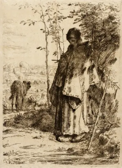 La Grande Bergère av Jean-François Millet