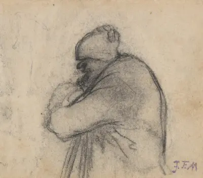 Old Man av Jean-François Millet