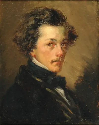 Portrait d’homme anonyme av Jean-François Millet