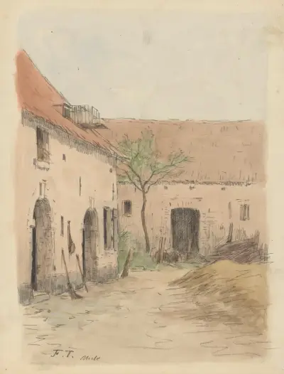 Cour de ferme à Uccle av Jean-François Taelemans