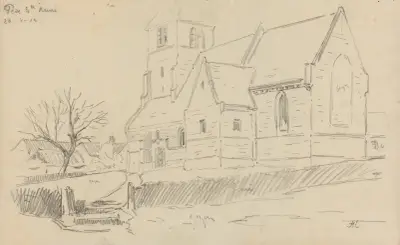 Pede-Sainte-Anne (église du village) av Jean-François Taelemans