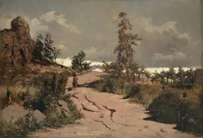 American Indians in the Ambush (The Lonesome Rider), Frank Buchser