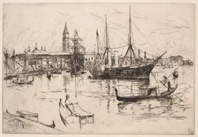 Laguna, Venice av Frank Duveneck
